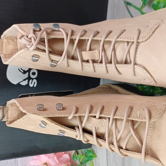 Sorel Hi Line Platform Lace Combat Boot NIB - Picture 5 of 10